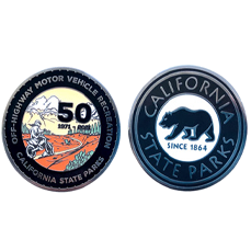 OHMVR Anniv. Logo and CSP Logo Coin #2, 1.75”
