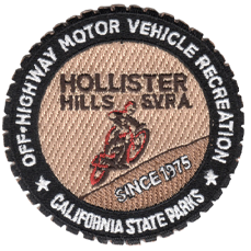 Hollister Hills SVRA patch . 3”