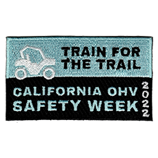 Train for the Trail patch, 3”